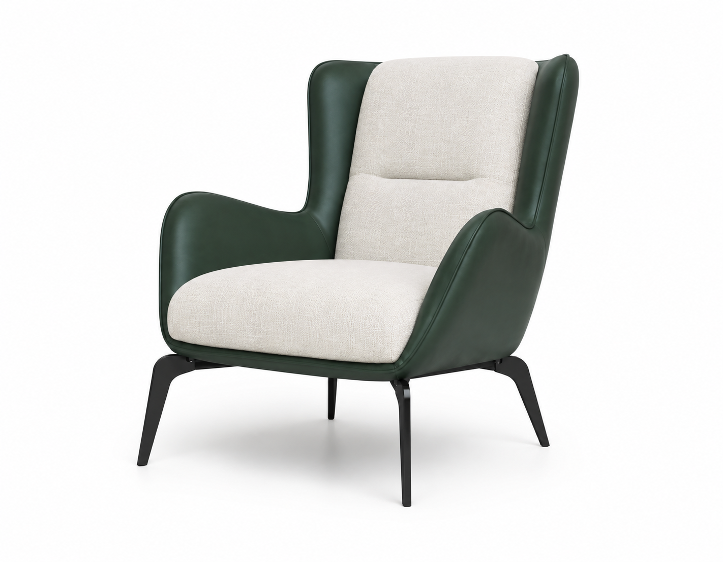 Tufted Wingback Chair view 3